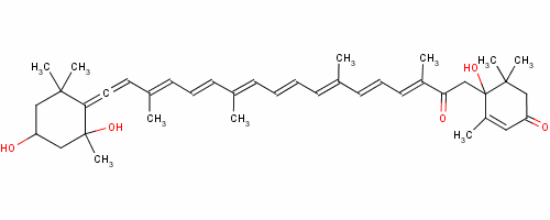 Structure of amarouciaxanthin A