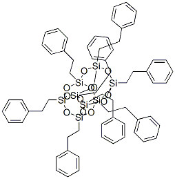 Structure of PSS-PHENETHYL SUBSTITUTED. CAGE MIXTURE&
