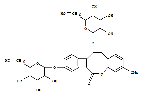 Structure of PuerosideB
