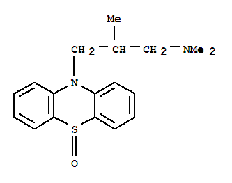 Structure of N,N,2-trimethyl-3-(5-oxido-10H-phenothiazin-10-yl)propan-1-amine