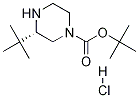 Structure of tert-butyl (3S)-3-tert-butylpiperazine-1-carboxylate