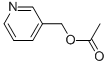ACETIC ACID PYRIDIN-3-YLMETHYL ESTER结构式