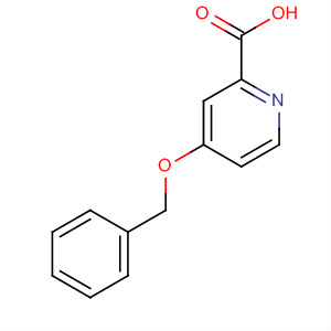 4-(苄氧基)吡啶-2-羧酸结构式