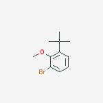 1-Bromo-3-(tert-butyl)-2-methoxybenzene结构式