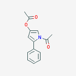 Structure of N-ACETYL-3-ACETOXY-5-PHENYLPYRROLE
