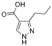 3-PROPYL-1H-PYRAZOLE-4-CARBOXYLIC ACID 95%结构式
