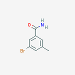 Structure of 3-bromo-5-methylbenzamide