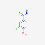 Structure of BENZAMIDE, 3-CHLORO-4-HYDROXY-