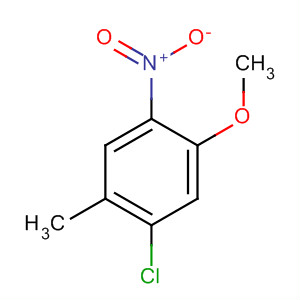 Structure of Benzene, 1-chloro-5-methoxy-2-methyl-4-nitro-