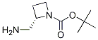 (S)-tert-Butyl 2-(aminomethyl)azetidine-1-carboxylate结构式