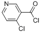 Structure of 3-Pyridinecarbonylchloride, 4-chloro-