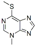 3-Methyl-6-methylthio-3H-purine结构式