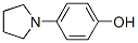 p-(1-pyrrolidinyl)phenol结构式