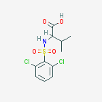 Structure of N-[(2,6-dichlorophenyl)sulfonyl]valine
