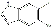 5-BROMO-6-FLUORO-1H-BENZIMIDAZOLE结构式