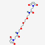 Structure of Mal-PEG3-Mal