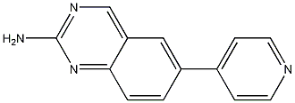 Structure of 6-(4-Pyridinyl)-2-quinazolinamine