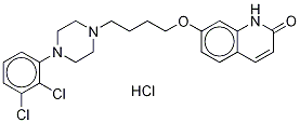 Structure of DEHYDROARIPIPRAZOLE, HYDROCHLORIDE