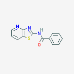 (Benzamide, N-thiazolo[4,5-b]pyridin-2-yl-)结构式