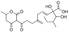 Structure of 2-Hydroxy-2-(1-hydroxy-2-methylbutyl)-6-methylene-9-oxo-9-(tetrahydro-6-methyl-2,4-dioxo-2H-pyran-3-yl)-3-nonenoic acid