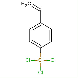 Structure of Silane, trichloro(4-ethenylphenyl)-