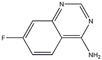 Structure of 4-Amino-7-fluoroquinazoline
