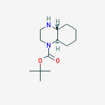 Tert-butyl (4ar,8ar)-3,4,4a,5,6,7,8,8a-octahydro-2h-quinoxaline-1-carboxylate结构式