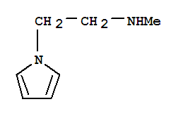 Structure of PYRROLE,1-(2-METHYLAMINOETHYL)-