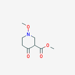 Structure of Methyl 1-methoxy-4-oxopiperidine-3-carboxylate