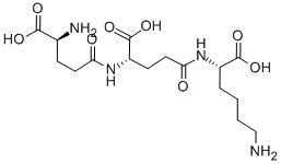 Structure of H-GLU(GLU(LYS-OH)-OH)-OH