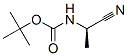 Structure of CARBAMIC ACID [(1R)-1-CYANOETHYL]-,TERT-BUTYL ESTER