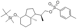 Structure of Toluene-4-sulfonic acid2-[4-(tert-butyl-dimethyl-silanyloxy)-7a-methyl-octahydro-inden-1-yl]-propyl ester