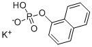Structure of ALPHA-NAPHTHYL ACID PHOSPHATE MONOPOTASSIUM SALT