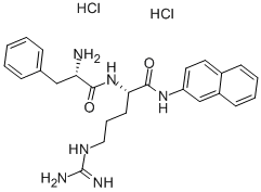 Structure of H-PHE-ARG-BETANA 2 HCL