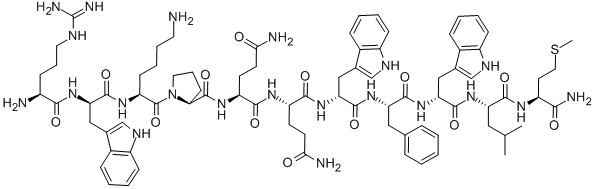 Structure of (D-TRP2,7,9)-SUBSTANCE P