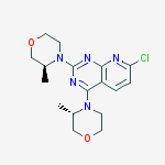 (3S,3'S)-4,4'-(7-chloropyrido[2,3-d]pyriMidine-2,4-diyl)bis(3-MethylMorpholine)结构式