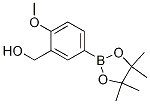 Structure of 2-METHOXY-5-(4,4,5,5-TETRAMETHYL-1,3,2-DIOXABOROLAN-2-YL)-BENZENEMETHANOL