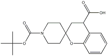 Structure of 1'-(TERT-BUTOXYCARBONYL)SPIRO[CHROMAN-2,4'-PIPERIDINE]-4-CARBOXYLIC ACID