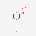 Structure of methyl 6-methylpiperidine-3-carboxylate hydrochloride