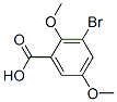 Structure of 3-BROMO-2,5-DIMETHOXYBENZOIC ACID