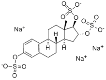 Structure of ESTRIOL TRISULFATE TRISODIUM SALT