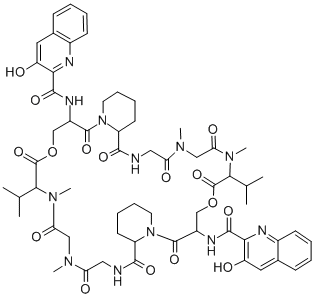 Structure of sandramycin