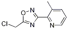 Structure of 2-(5-Chloromethyl-[1,2,4]oxadiazol-3-yl)-3-methyl-pyridine