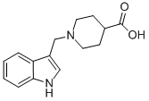 Structure of 1-(1H-Indol-3-ylmethyl)piperidine-4-carboxylic acid