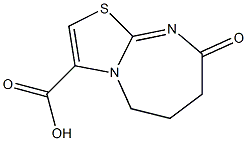 Structure of 8-Oxo-5,6,7,8-tetrahydro-thiazolo[3,2-a][1,3]diazepine-3-carboxylic acid