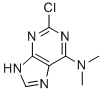 Structure of 2-CHLORO-N,N-DIMETHYL-9H-PURIN-6-AMINE