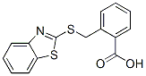 Structure of 2-[(1,3-BENZOTHIAZOL-2-YLTHIO)METHYL]BENZOIC ACID