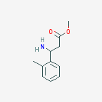 Structure of methyl 3-amino-3-o-tolylpropanoate