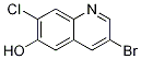 Structure of 3-BroMo-7-chloro-6-quinolinol