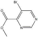Structure of methyl 5-bromopyrimidine-4-carboxylate